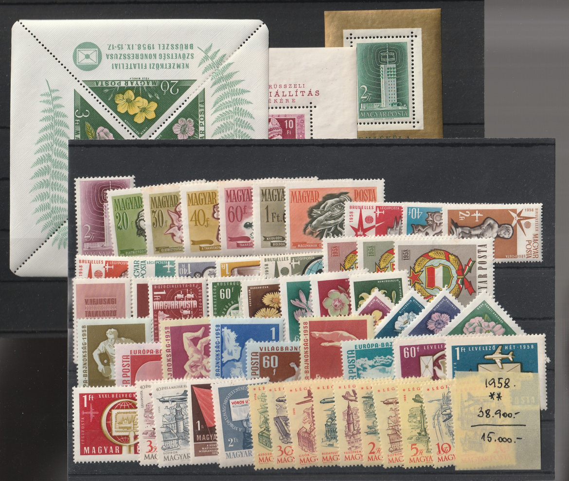1958.év. ára: 15.000,-HUF